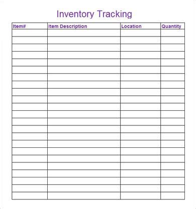 Inventory Tracking Spreadsheet Template Excel