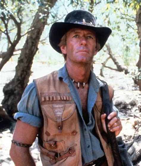 Paul Hogan Crocodile Dundee Leather Vest - RockStar Jacket