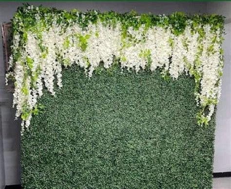 Wisteria Grass Backdrop With Ivory Flower Wall Panel Wisteria - Etsy in 2022 | Grass backdrops ...