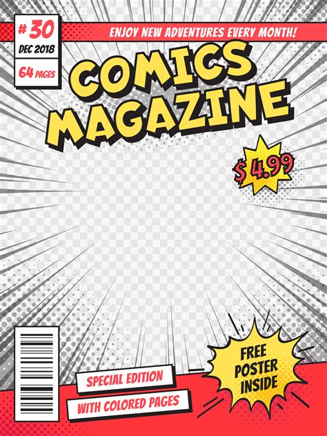 Superhero Comic Book Covers