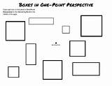 Shapes In One Point Perspective By Designs Desiree  TPT sketch template