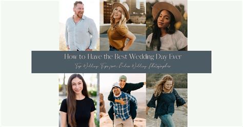 How To Have the Best Wedding Day Ever - Tips from Badass Photographers!