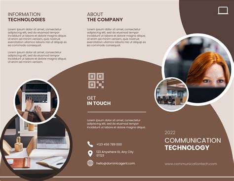 Communication Technology Company Brochure | Brochure Template