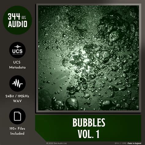 Bubbles Vol. 1 | Bubble Sound Effects Library | Asoundeffect.com