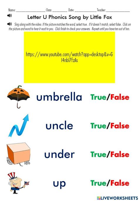 Meet the Letter U! - Letter U Phonics Song by Little Fox