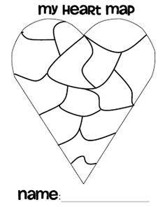 My Heart Map Template - Yahoo Image Search Results First Day Of School ...