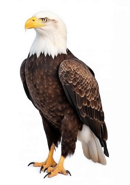 Premium AI Image | bald eagle isolated on perfectly white background ...