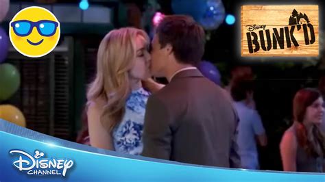 Bunk'd | Emma and Xander Kiss | Official Disney Channel US - YouTube