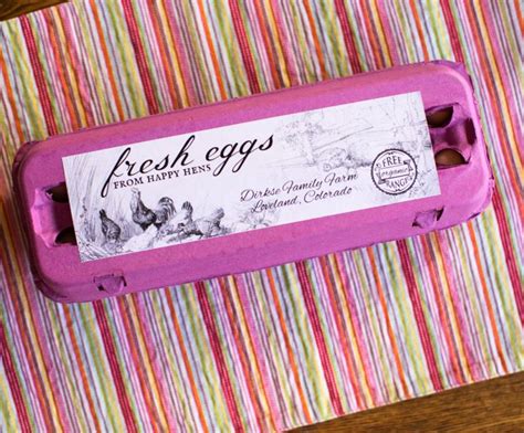 Our customizable egg carton labels let you create beautiful, custom cartons for your eggs. We’ve ...