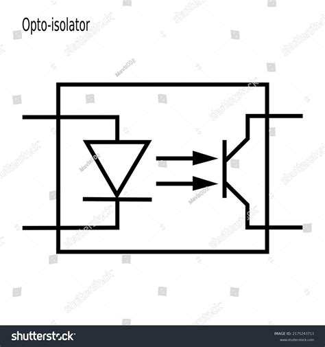 Optoisolator Symbol Led Left Photo Transistor Stock Vector (Royalty Free) 2175243711 | Shutterstock