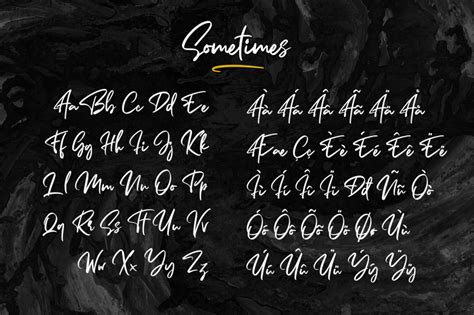 Sometimes - Fancy Signature font By Almarkha type | TheHungryJPEG.com