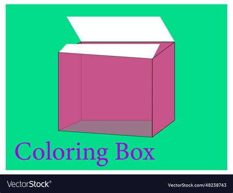 Packaging box mockup Royalty Free Vector Image