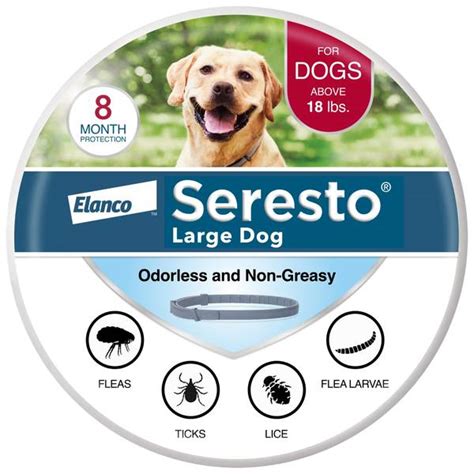 Bayer Seresto Flea and Tick Dog Collar, Large Breeds - 9579607 | Blain ...