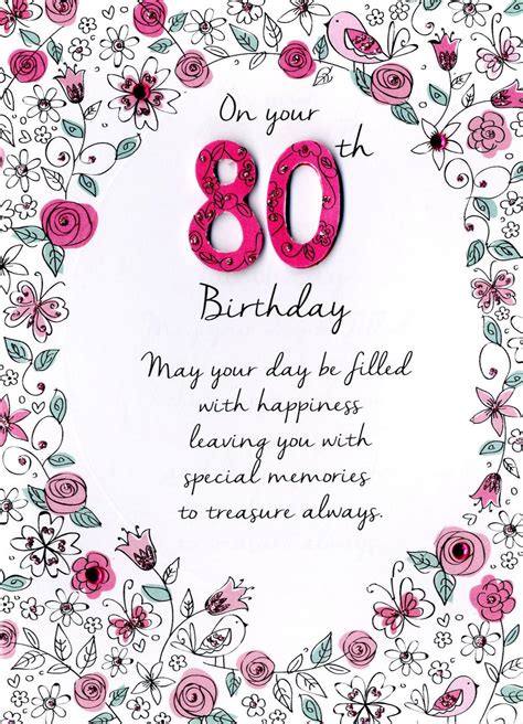 The top 20 Ideas About 80th Birthday Card - Best Collections Ever | Home Decor | DIY Crafts ...