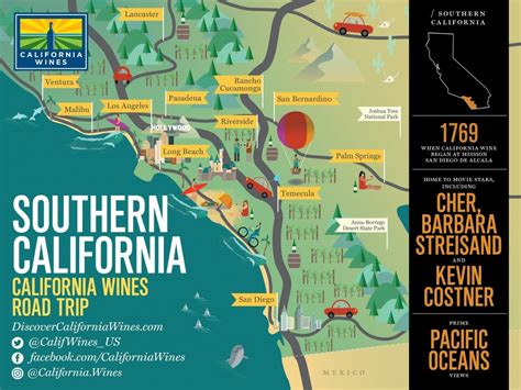 Southern California Attractions Map | Wells Printable Map