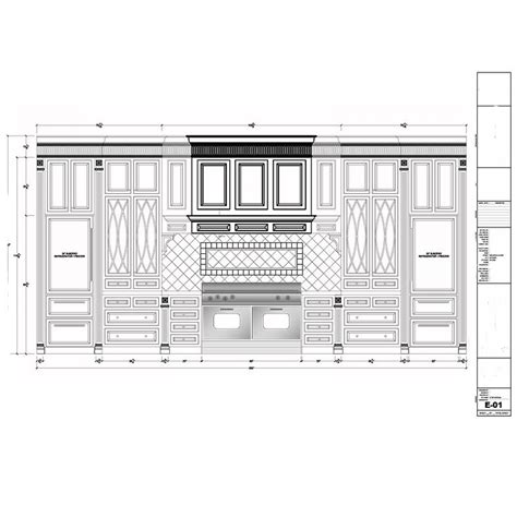 Kitchen Cabinets Shop Drawings