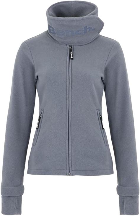 Bench Women's Funnel Neck Fleece Jacket: Amazon.co.uk: Clothing