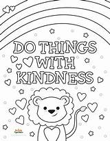 Free Printable Kindness Coloring Page  Home sketch template
