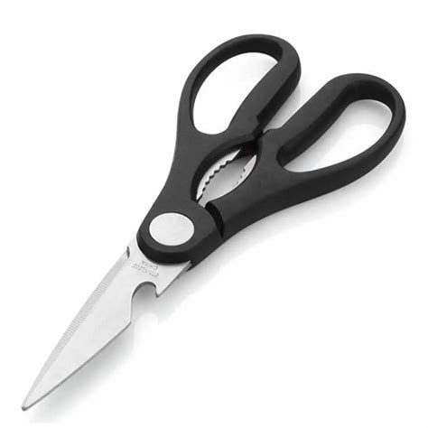 High Quality Stainless Steel Multifunction Kitchen Scissors Black Handle-in Kitchen Knives from ...