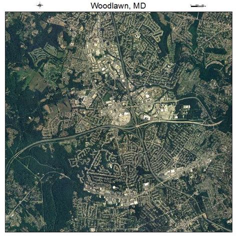 Aerial Photography Map of Woodlawn, MD Maryland