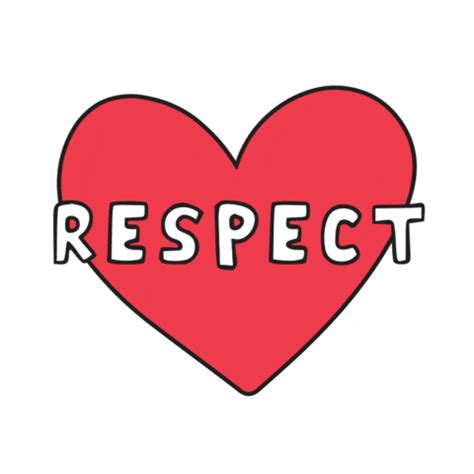 Respect Love Sticker by Martina Martian for iOS & Android | GIPHY