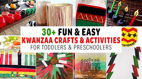 30+ Kwanzaa Crafts and Activities for Kids - HAPPY TODDLER PLAYTIME