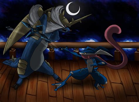 Epic Pokebattle: Greninja vs Samurott by Sin-King on DeviantArt