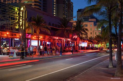 Fort Lauderdale Strip At Night Photograph by Ken Figurski - Fine Art America