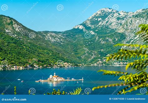 Our Lady of the Rocks Island in the Bay of Kotor, Montenegro Stock Photo - Image of blue ...