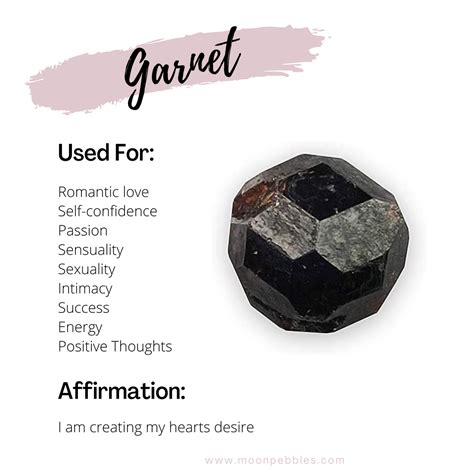 Healing Properties of Garnet – Moon Pebbles