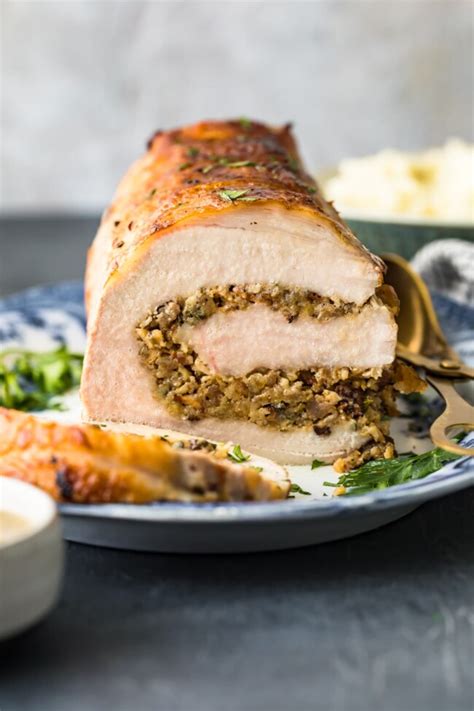 Stuffing Stuffed Pork Roast Recipe (Pork Roulade) - (VIDEO!!)