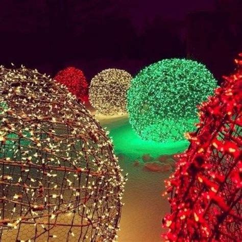 10+ Diy Christmas Light Balls