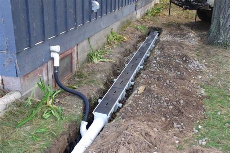 French Drain Installation | Yard drainage, Backyard drainage, French drain installation