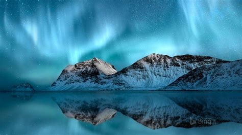 Norway Aurora borealis Lofoten 2018 Bing Wallpaper Preview ...