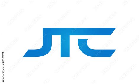 JTC letters Joined logo design connect letters with chin logo logotype ...