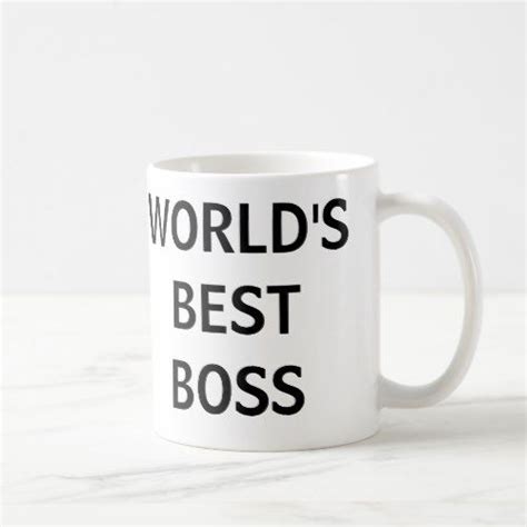 WORLD'S BEST BOSS - The Office Mug | Zazzle.com | The office mugs, Worlds best boss ...