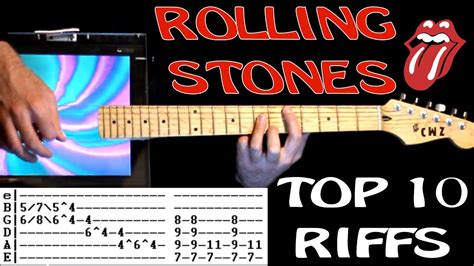 TOP 10 Rolling Stones Songs List & Guitar Tab / Guitar Tutorial / Guitar Lesson - YouTube