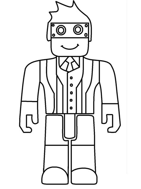 Character in Roblox coloring page - Download, Print or Color Online for ...