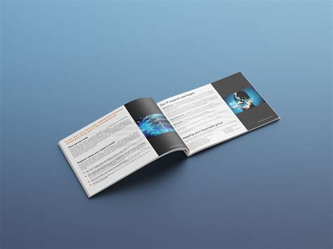 A4 Landscape Brochure Design on Behance