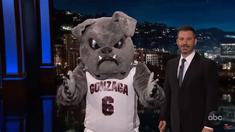 Gonzaga "Mascot" Appearance is Latest in Kimmel Feud With School