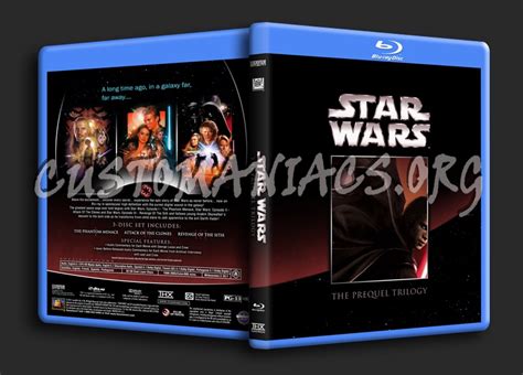 Star Wars Prequel Trilogy blu-ray cover - DVD Covers & Labels by Customaniacs, id: 148116 free ...