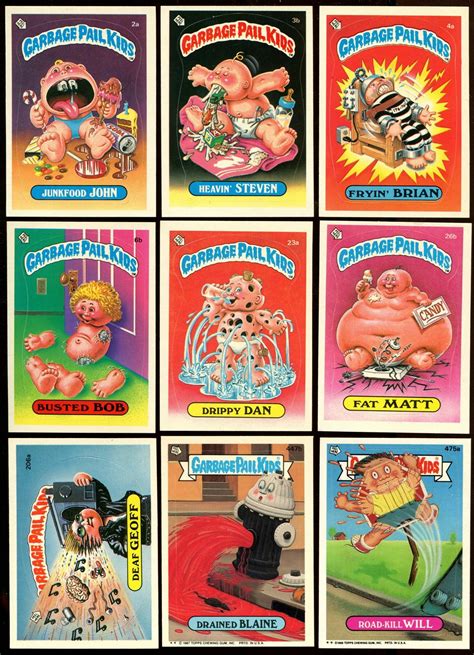 Garbage Pail Kids Near Complete Set (1985-88 Topps) (Series 1-15 ...