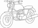 Printable Motorcycle Coloring Pages sketch template