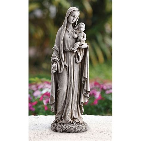 23″ Our Lady Of Grace and Baby Jesus Garden Statue – Basilica of St ...