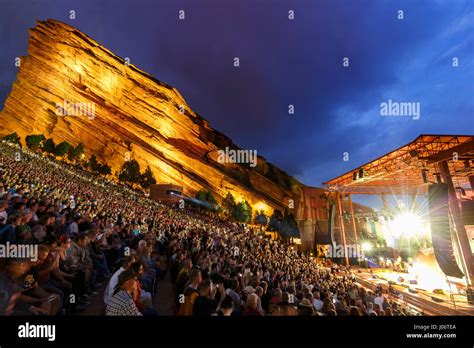 Concert, Red Rocks Amphitheatre, Morrison (near Denver), Colorado USA ...