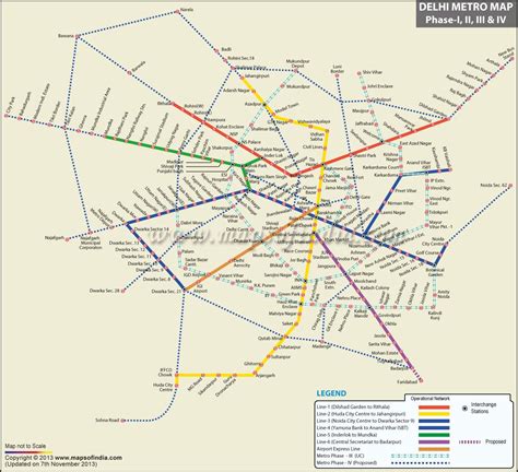 Delhi Metro Phase 4 Map | Delhi metro, Metro, Metro map