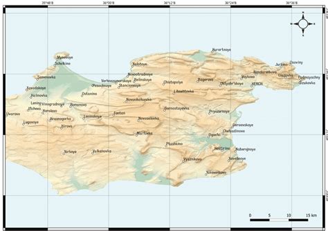 Map of the Kerch Peninsula. | Download Scientific Diagram