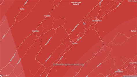 East Waterford, PA Political Map – Democrat & Republican Areas in East ...