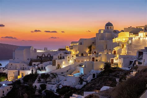 Santorini Sunset Photograph by Fred DeSousa - Fine Art America