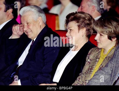 The family of Russian President Boris Yeltsin Stock Photo - Alamy